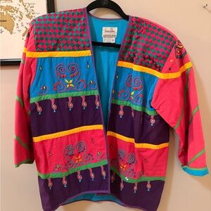 Colorful Patchwork Blazer